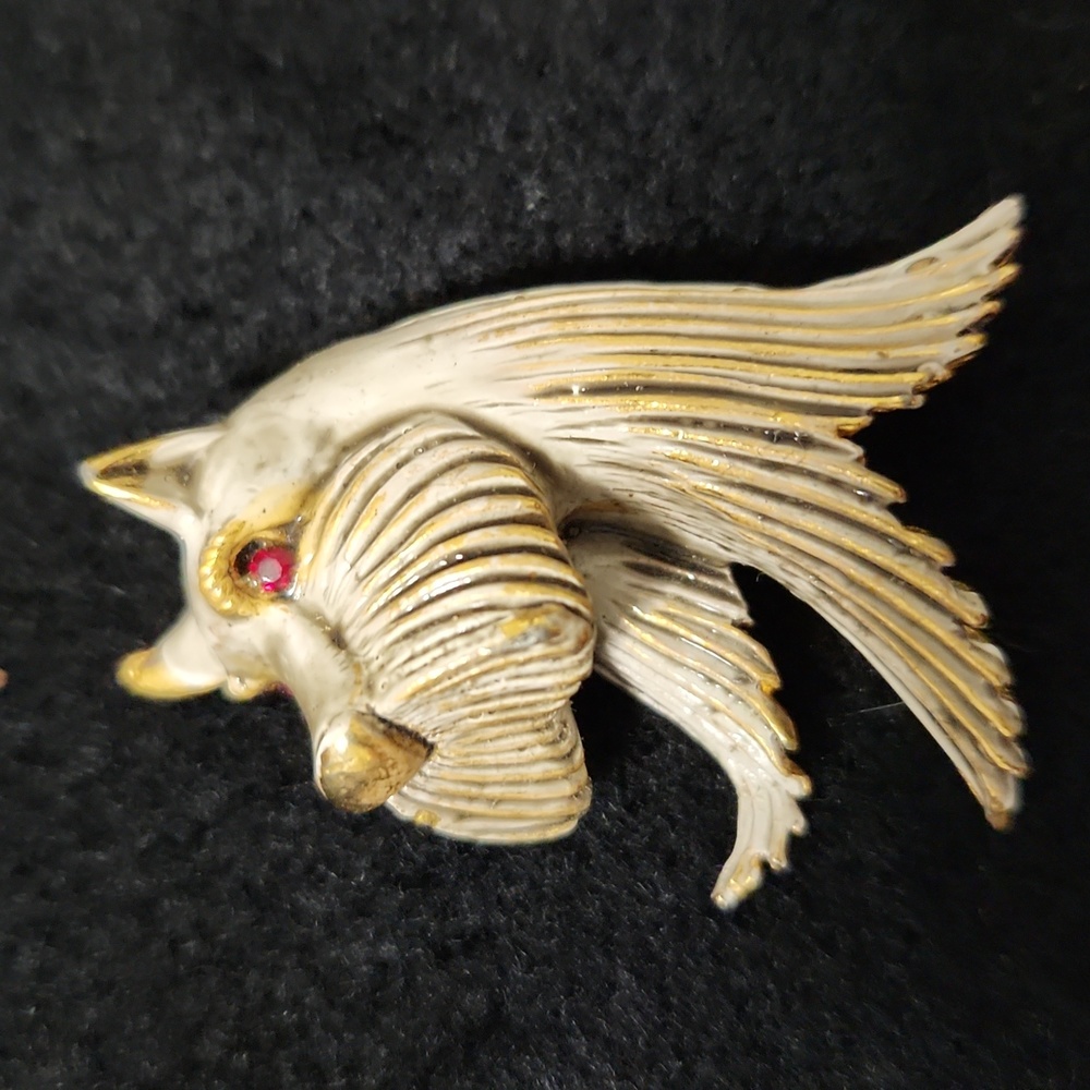 LIND-GAL Signed Brooch Scottish terrier,Scotty vintage brooch . 1950s